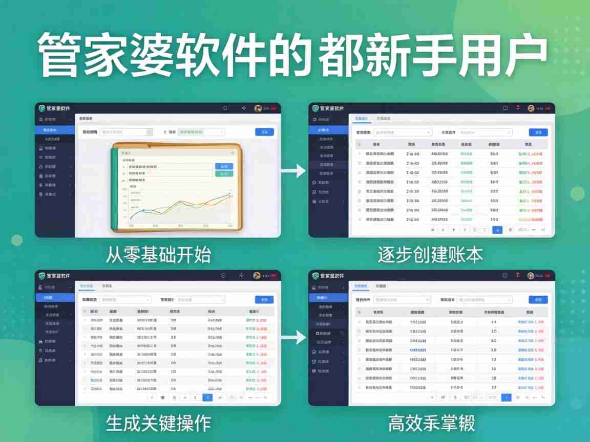 王中王正版资料全年:管家婆软件零基础新手实操教程与使用技巧