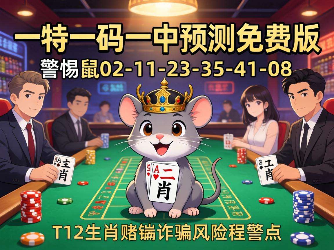 别信“澳门一特一码一中预测免费版”骗局 警惕鼠02-11-23-35-41-08:T12生肖赌博诈骗风险警示