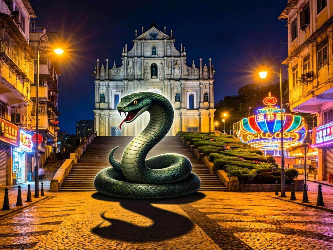 梦见蛇形生肖暗藏风险?警惕“澳门大三巴一肖二码四肖”涉赌诈骗