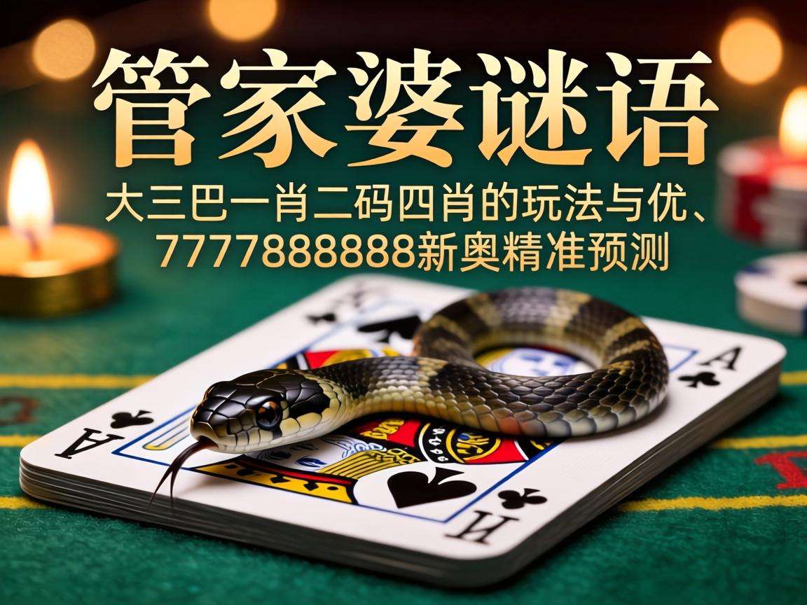梦见生肖选号暗藏陷阱?警惕“管家婆谜语怎么猜中奖、澳门大三巴一肖二码四肖的玩法与优、7777888888新奥精准预测”涉赌诈骗风险