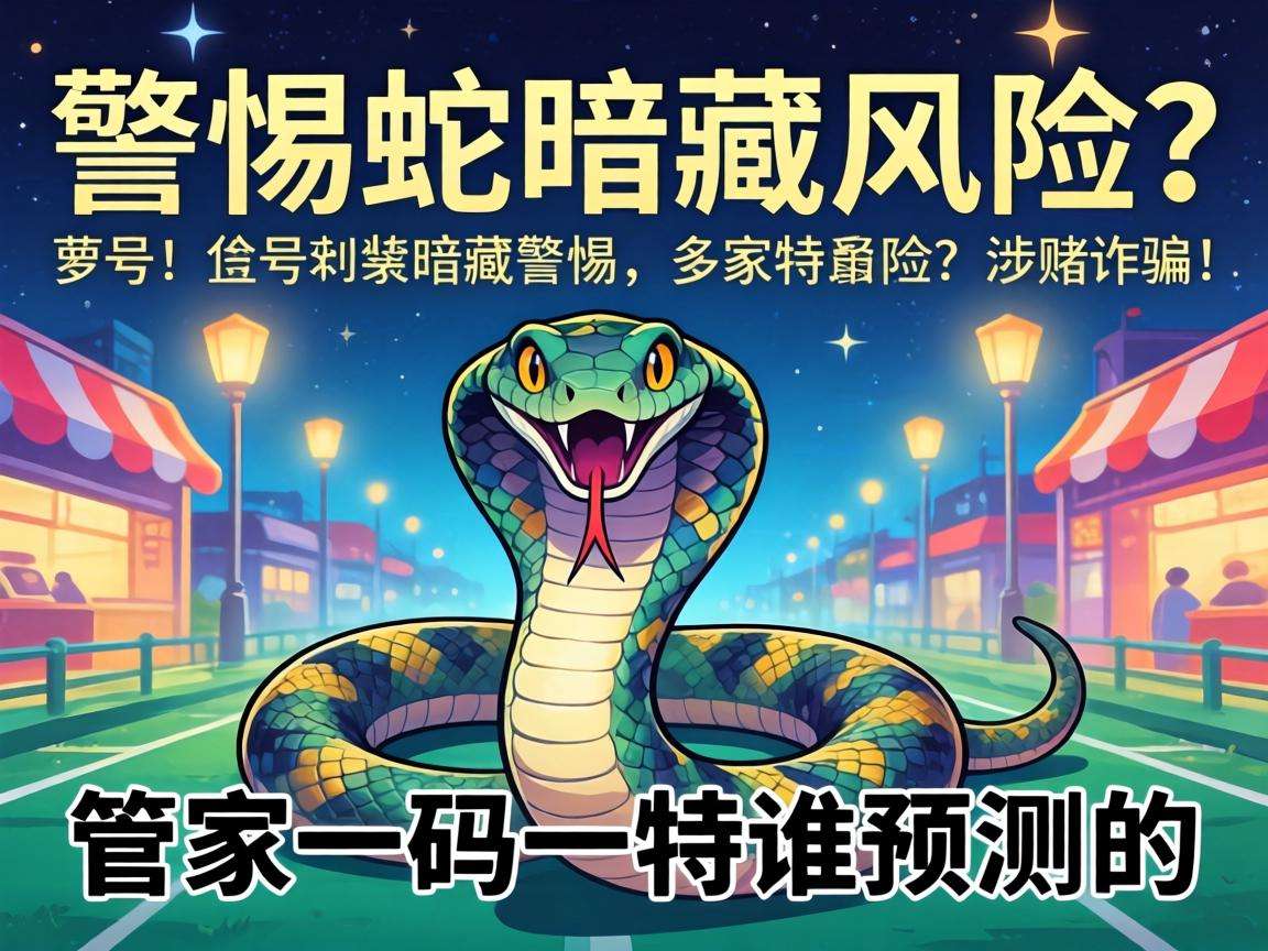 梦见蛇形选号暗藏风险?警惕“澳门管家一码一特谁预测的”涉赌诈骗